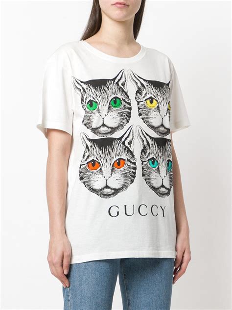 gucci cat t shirt women& 39|gucci cat carrier knock off.